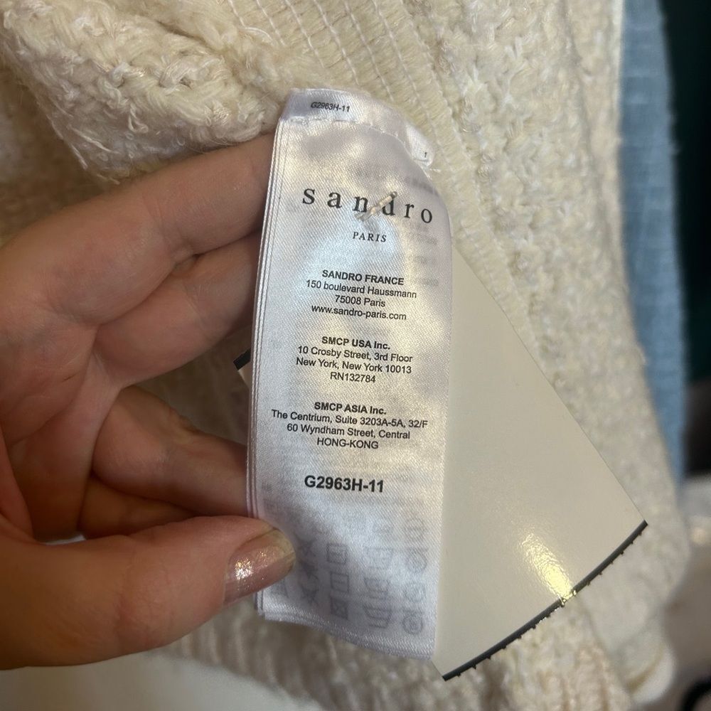 Sandro Tweed Cardigan - Picture 7 of 8